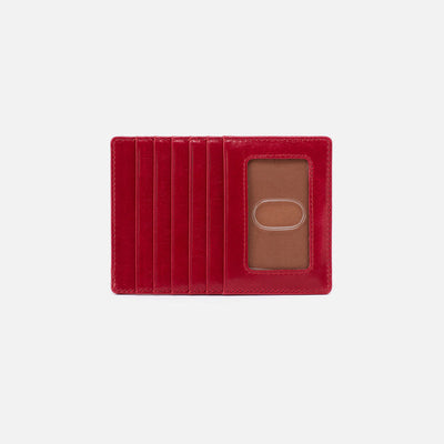 EURO SLIDE CARD CASE - CLARET