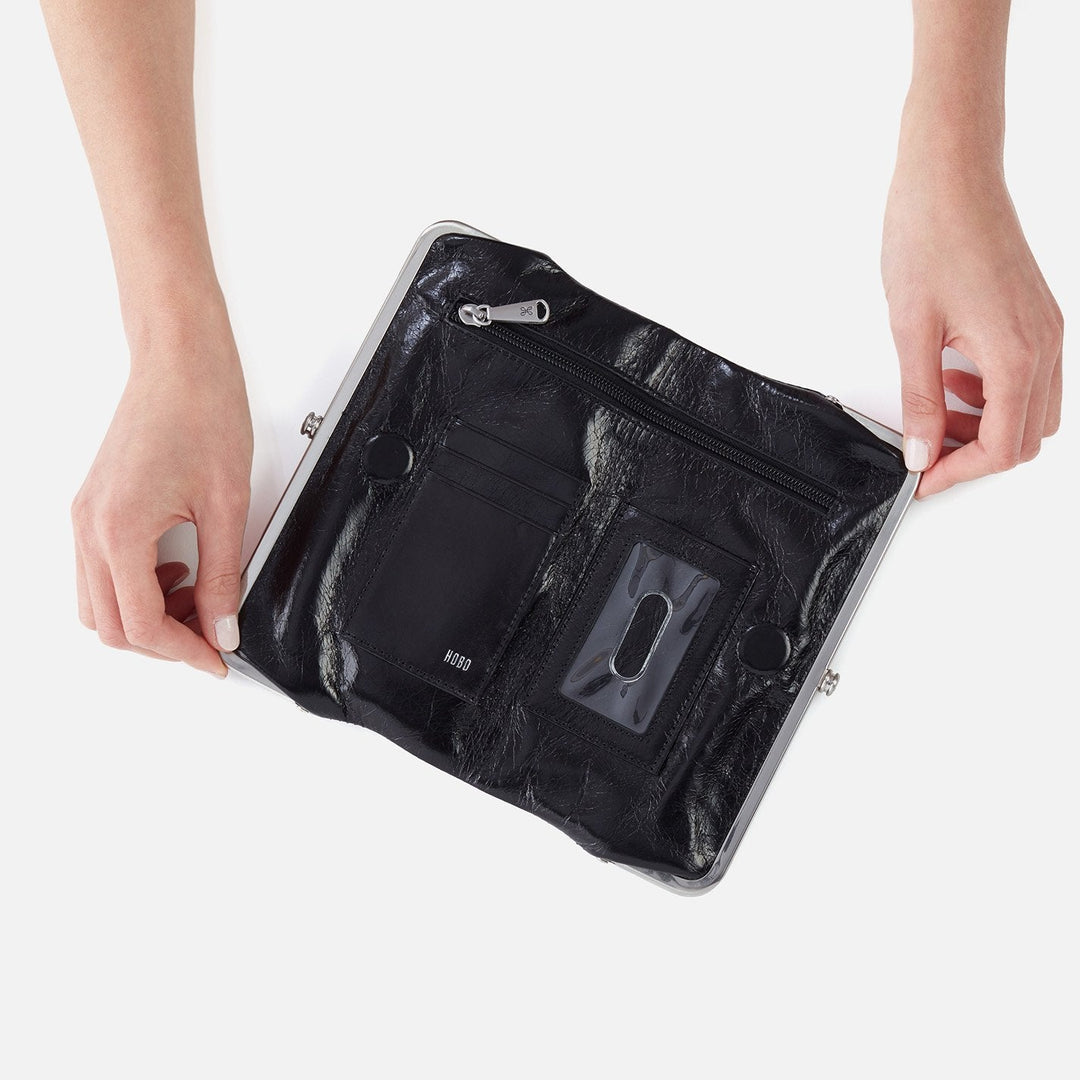 LAUREN CLUTCH WALLET - BLACK