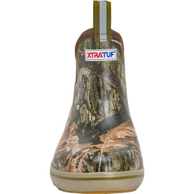 MEN'S 6 IN ANKLE DECK BOOT MOSSY OAK