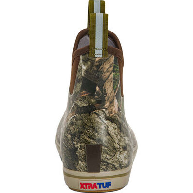 MEN'S 6 IN ANKLE DECK BOOT MOSSY OAK