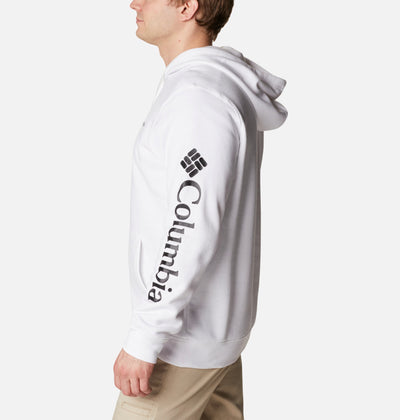 TREK HOODIE SLEEVE LOGO WHITE