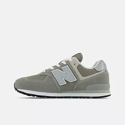 BIG KID 574 GREY WHITE