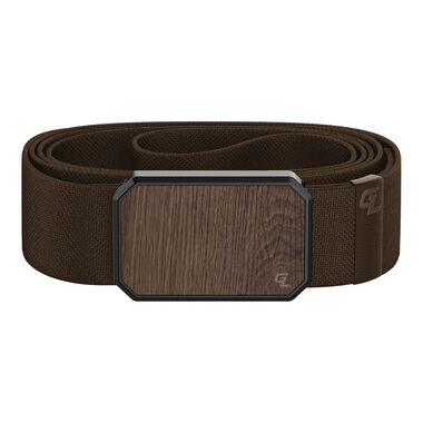 GROOVE BELT BROWN - WALNUT