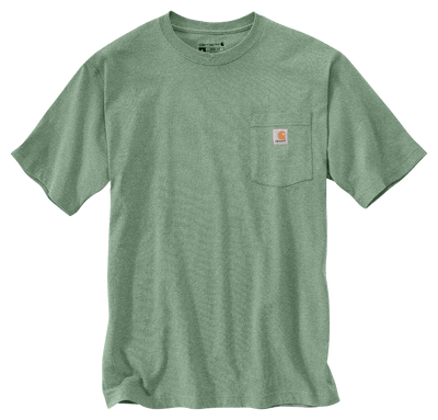 K87 LOOSE FIT POCKET TEE- LODEN FROST