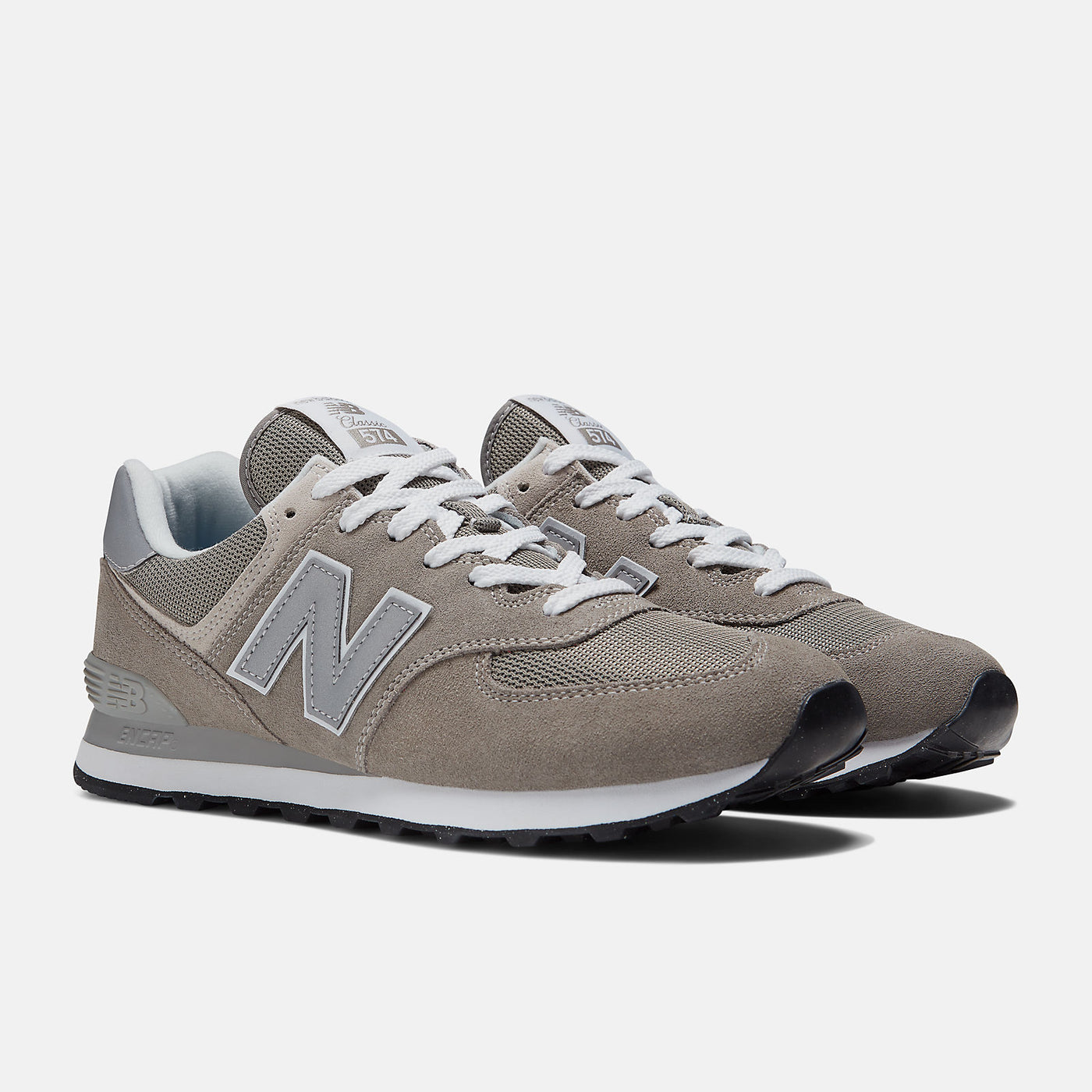 MEN'S 574 - GREY WHITE